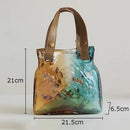 decorative tote bag hydroponic vase for modern flowers