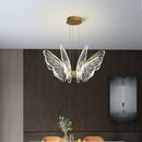 Modern acrylic butterfly chandelier for interior decoration