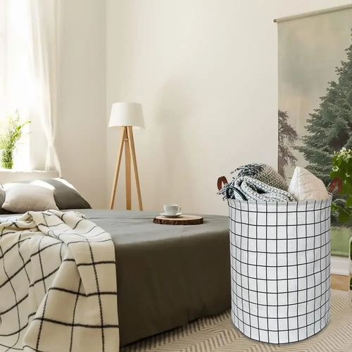 portable laundry basket for toys and clothes waterproof - vue 4 sur 8