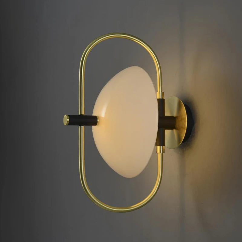 Nordic antique wall light with decorative LED lighting