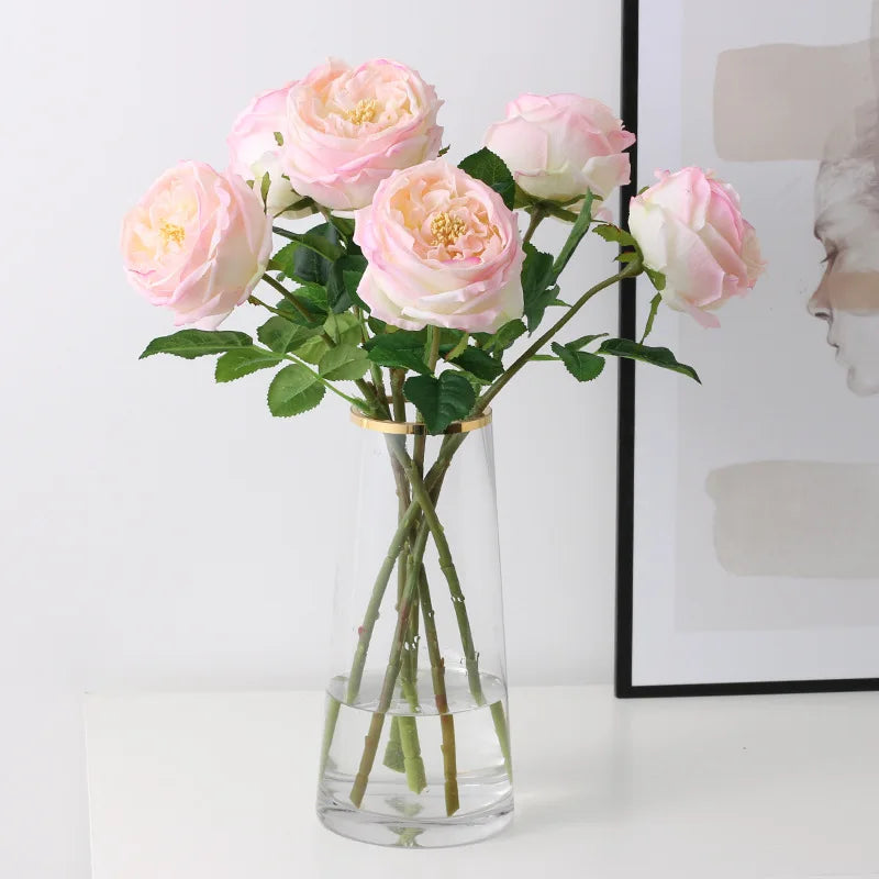 fleur de pivoine en latex pour décoration de mariage - vue 3 sur 12