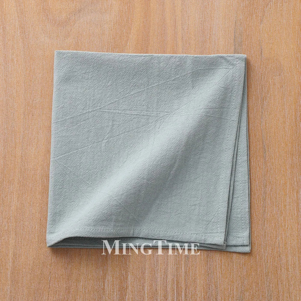 Soft washed cotton table napkin classic style