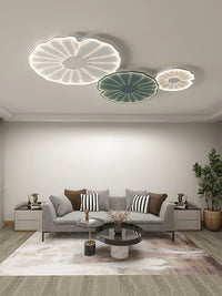 Decorative creative lotus leaf LED ceiling light
