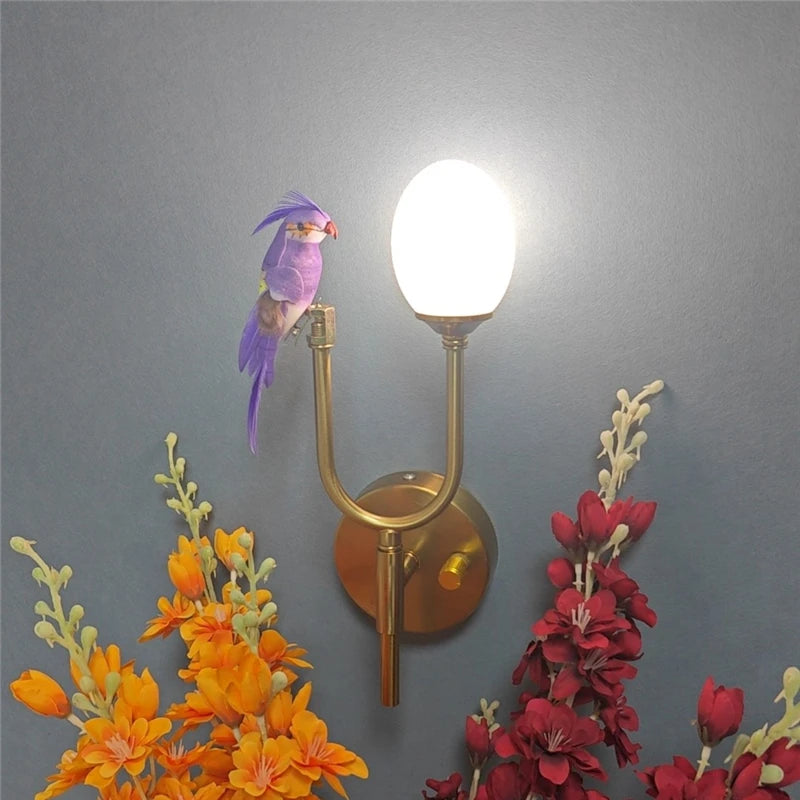Modern creative luxury iron wall light