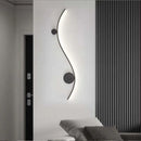 Modern copper wall light gold line decor for living room and hallway
