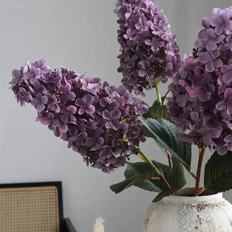 Large artificial hydrangea flower for floral decoration and weddings - vue 5 sur 11