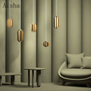 Modern copper pendant light for decorative indoor lighting