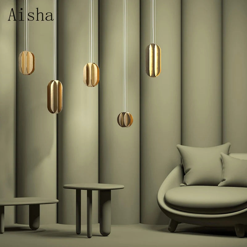 Modern copper pendant light for decorative indoor lighting