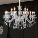 Modern crystal glass chandelier for luxury spaces