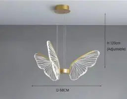 Acrylic designer pendant light for modern luxury decor - vue 14 sur 21