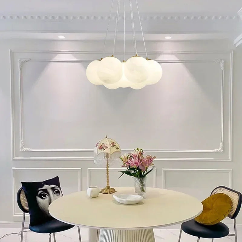 Modern glass chandelier French style for interior decoration