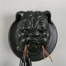 Decorative resin wall light with Nordic dog head design
