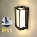 Waterproof LED wall light for outdoor garden patio