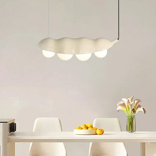 Creative polka dot glass chandelier with resin lighting - vue 3 sur 15