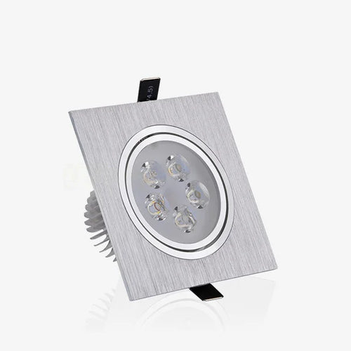 Dimmable square LED spotlight for interior decoration