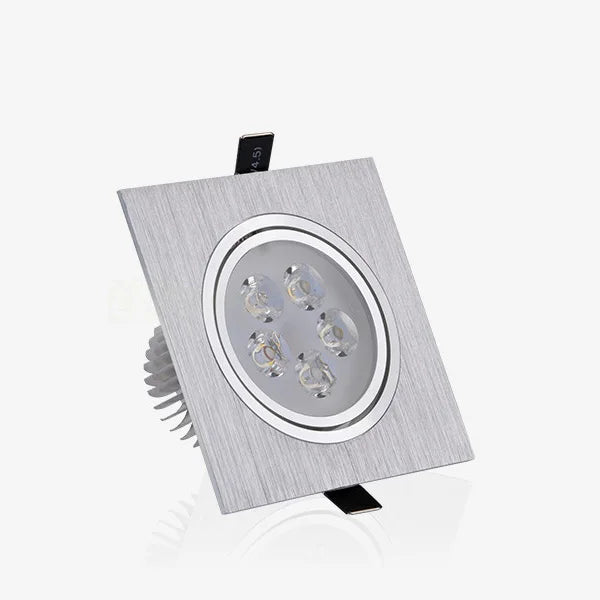 Dimmable square LED spotlight for interior decoration