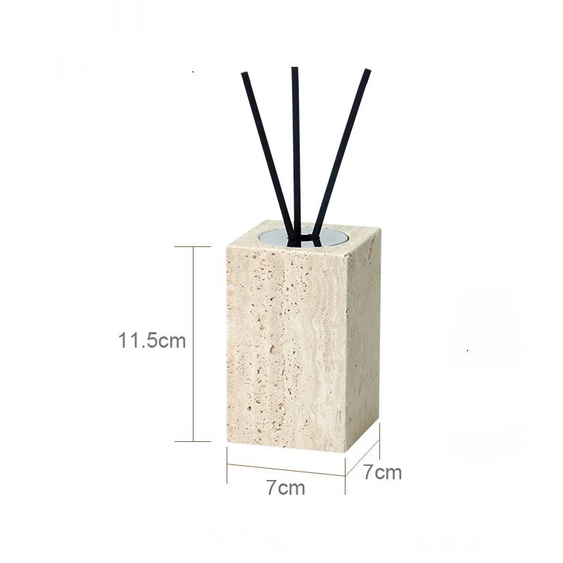 natural marble bathroom accessory set - vue 28 sur 30