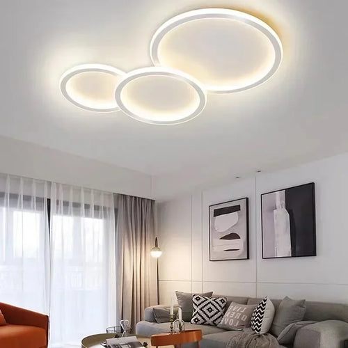 Modern LED ceiling light for elegant interior decor - vue 6 sur 11