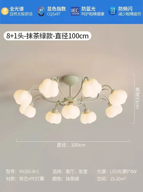 Personalised Nordic ceiling light for bright and colourful children's room - vue 12 sur 12