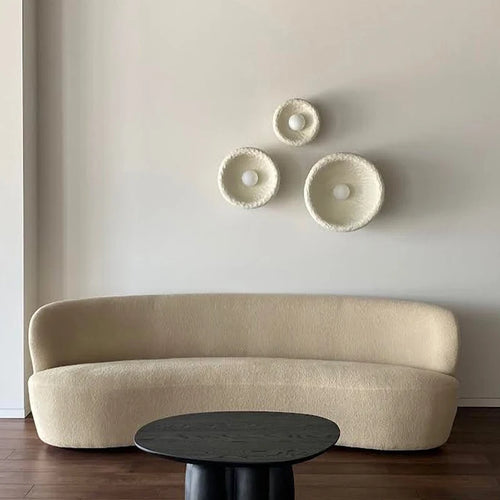 Japanese wabi sabi style retro LED decorative wall light - vue 3 sur 7