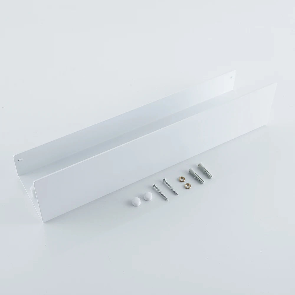 shower shelf with hook for bathroom and kitchen items