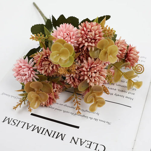 Decorative artificial flower bouquet for home and events - vue 19 sur 25