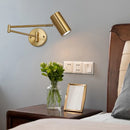 Swivel touch LED wall light