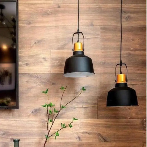 American retro iron pendant light for café and restaurant