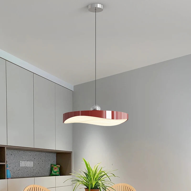 Modern minimalist LED pendant light for decorative interiors