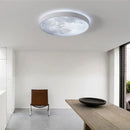 Modern creative LED moon ceiling light