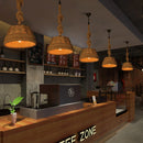 Retro hemp pendant light for industrial and artistic decor