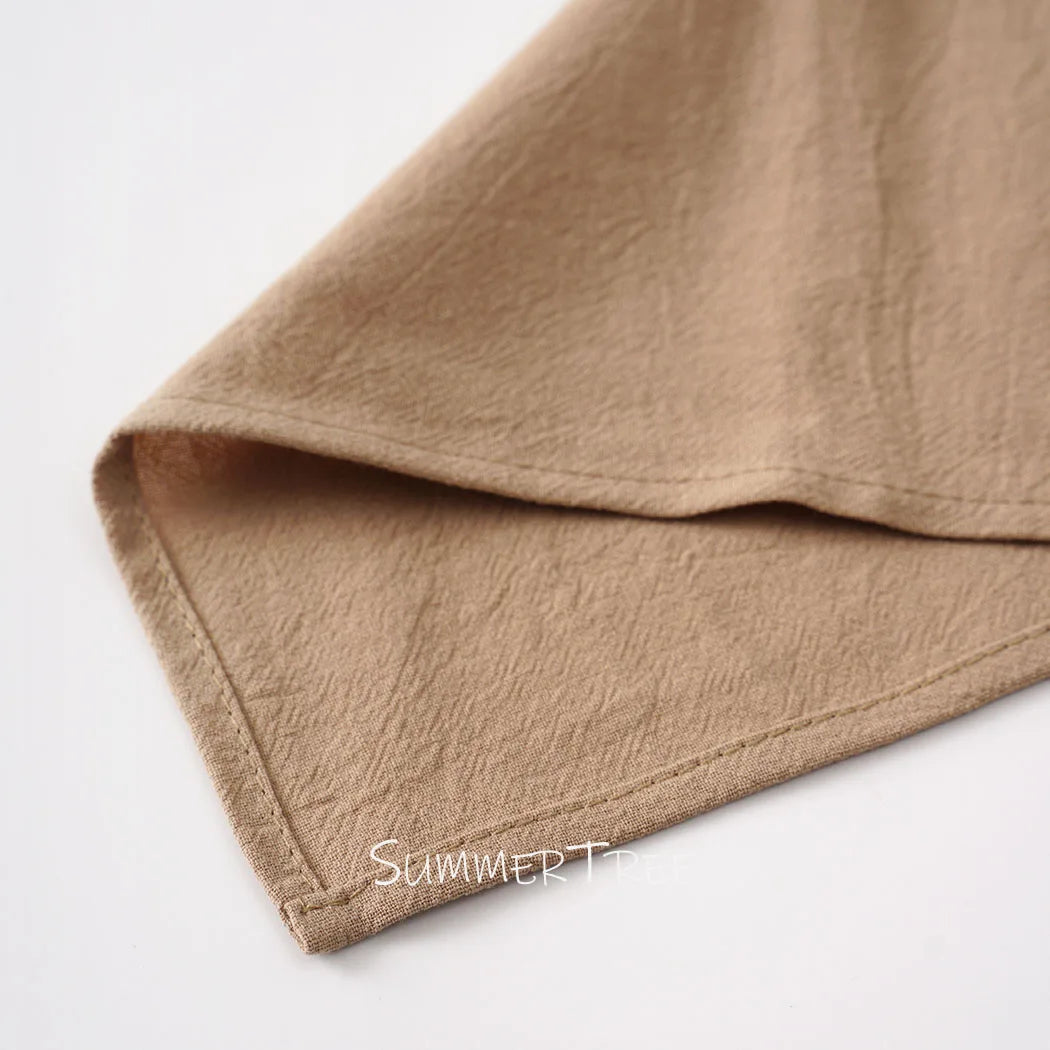 Washed cotton vintage-style napkin 40x40 - vue 4 sur 7