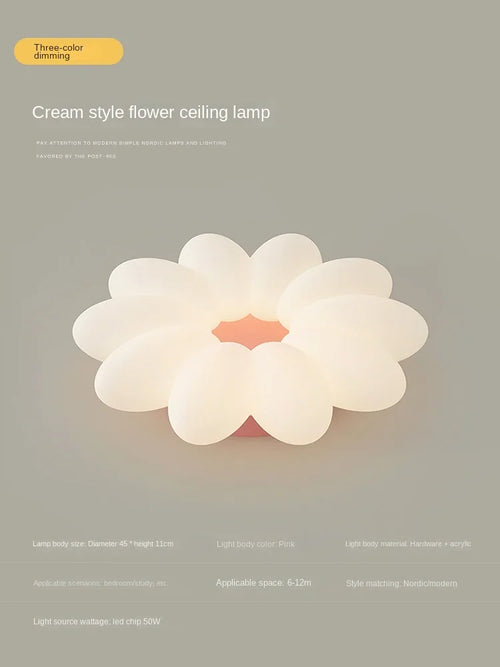 Creative petal chandelier for warm and soothing lighting - vue 24 sur 24
