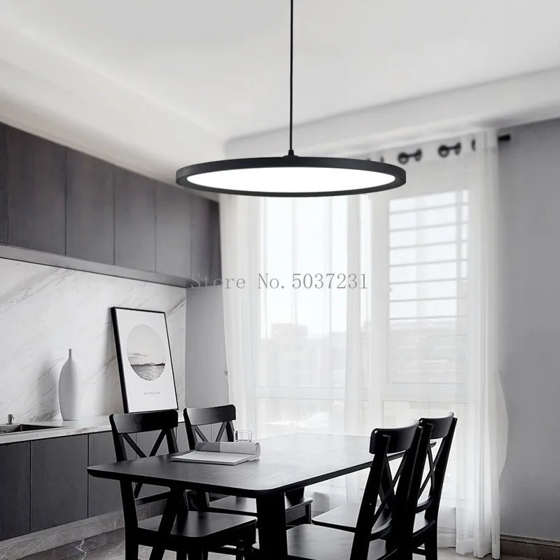 Modern nordic LED chandelier for interiors - vue 3 sur 12