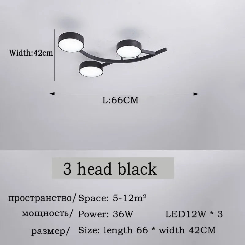 Modern design LED ceiling light for elegant indoor lighting