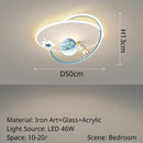 Children's modern LED ceiling light for kids' bedrooms, home decoration and lighting 2023