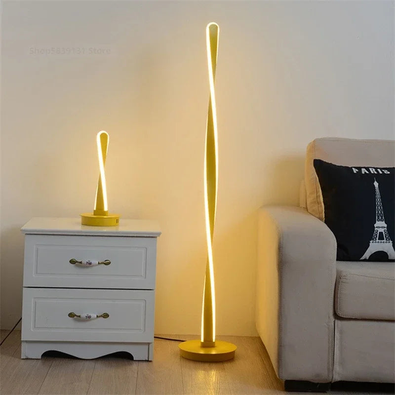Modern dimmable LED floor lamp for interior decoration