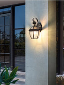 Vintage antique copper outdoor waterproof wall light