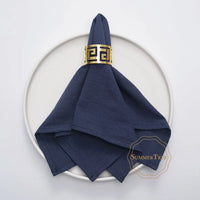 Washable cotton table napkins set of 24 reusable