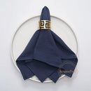 Vintage pastoral washed cotton table napkin