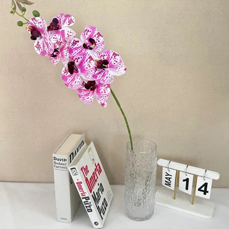 Artificial butterfly orchid 7 heads elegant floral decoration - vue 36 sur 40
