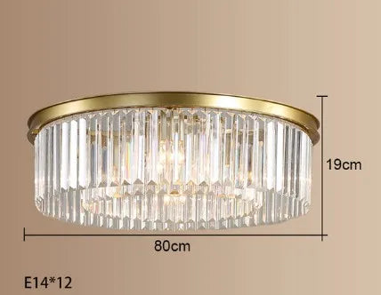 Elegant design crystal pendant chandelier for indoor lighting - vue 8 sur 22