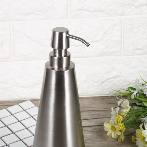 large capacity stainless steel liquid soap dispenser - vue 5 sur 7