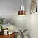 Creative pendant light in chrome wood and metal for interiors