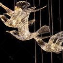 Youlaike bird design LED chandelier for staircases and luxury living rooms