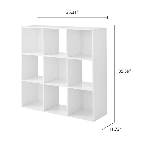 6/9/12/16-Cube Storage Organizer  Bookshelf, Bookcase Locker Living Room Furniture Home, Open Storage, Easy Assembly - vue 5 sur 22