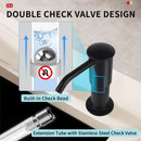 kitchen soap dispenser with built-in extension tube