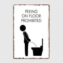 retro metal sign for fun wall decor