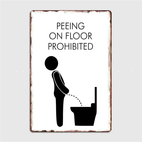 retro metal sign for fun wall decor - vue 18 sur 38