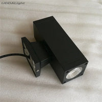 Outdoor aluminium wall light with tempered glass IP65
